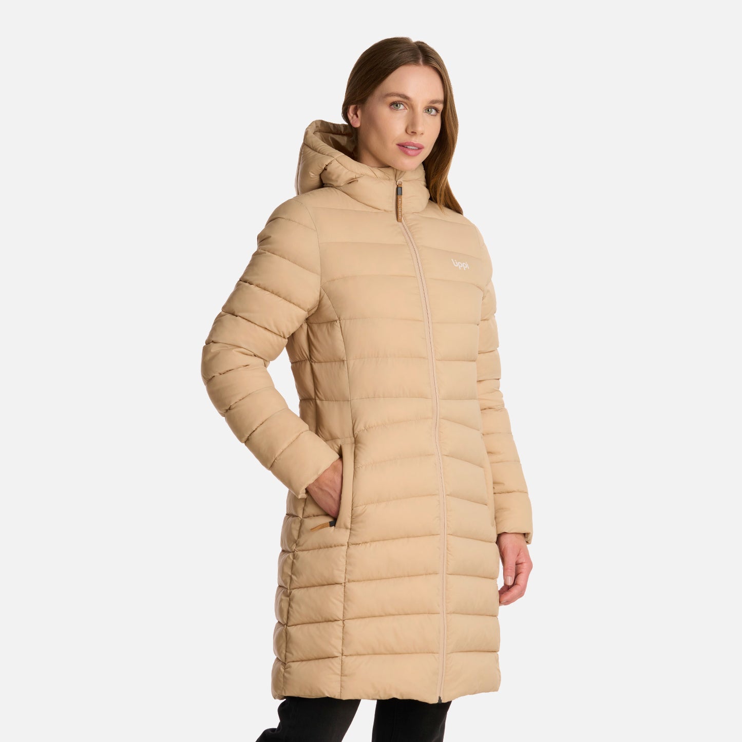 Chaqueta Mujer Warm Day Steam-pro Hoody Jacket Caqui Lippi