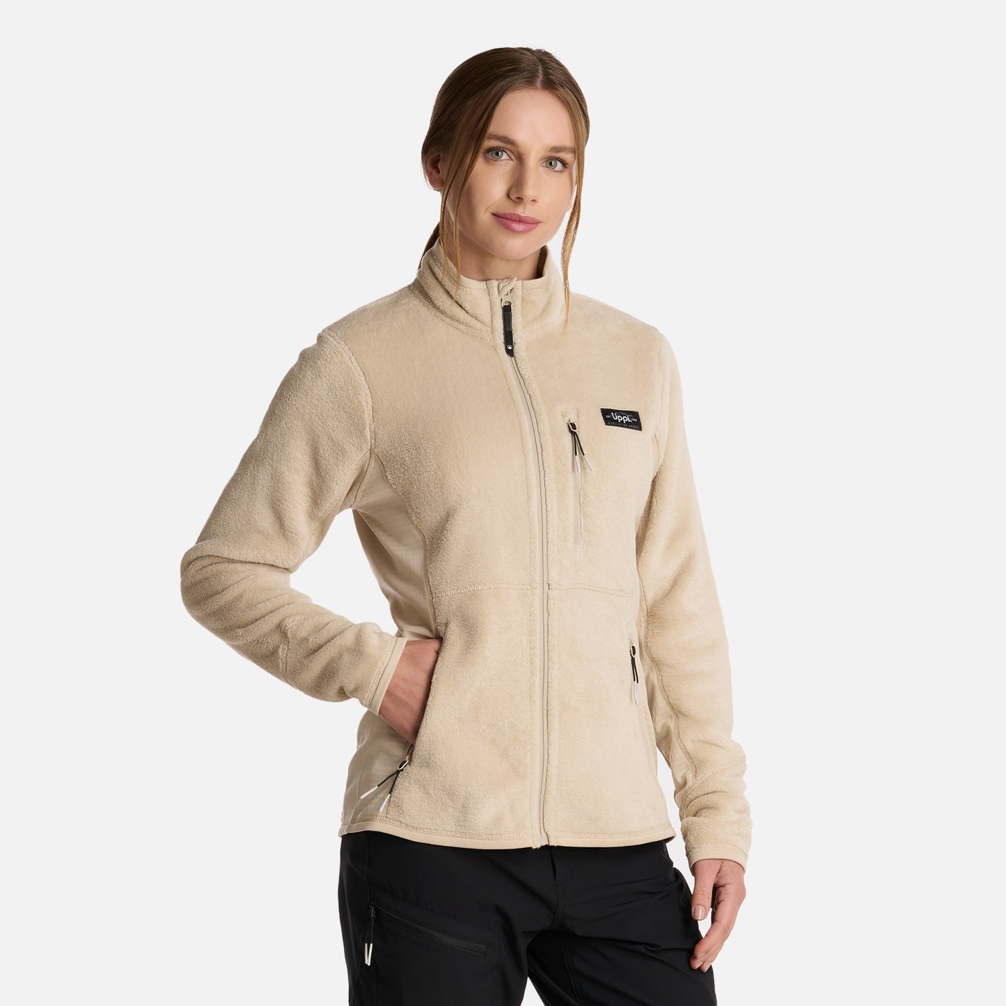 Polar Mujer Numan Shaggy-Pro Jacket Crudo Lippi