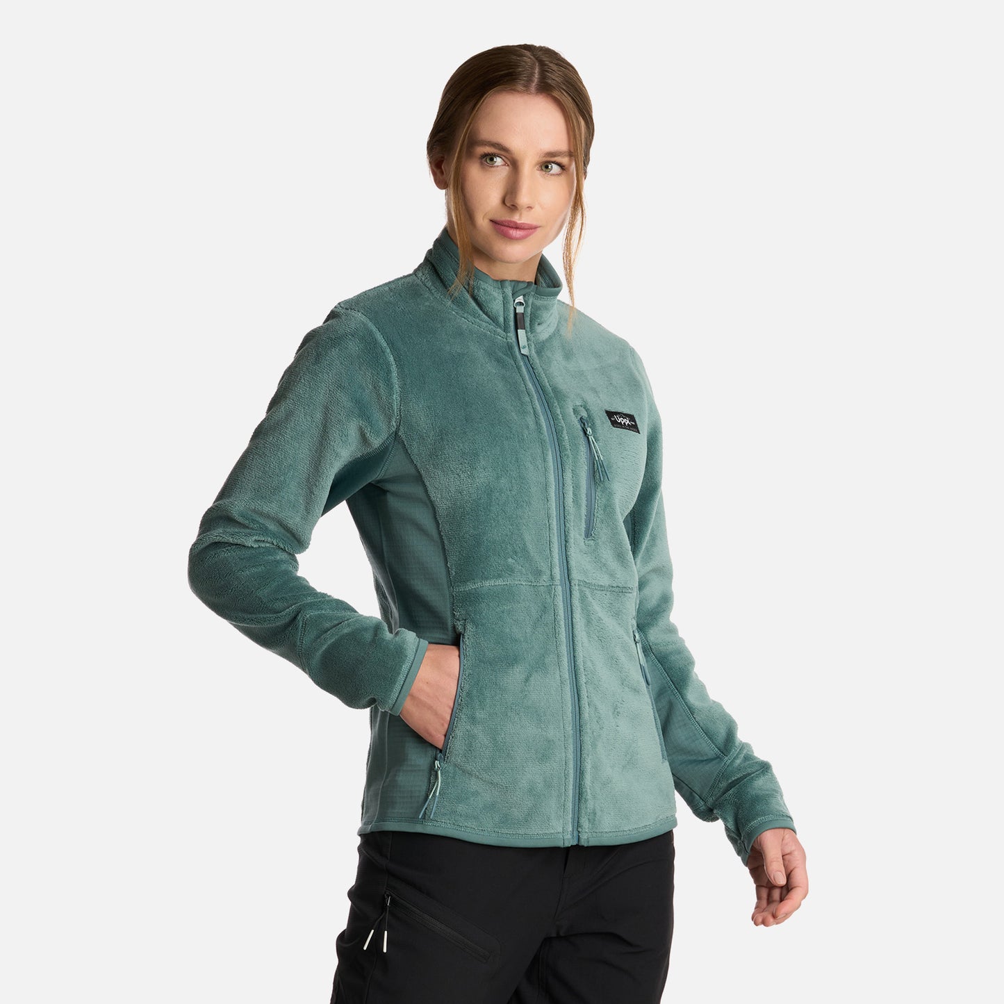 Polar Mujer Numan Shaggy-Pro Jacket Petroleo Lippi