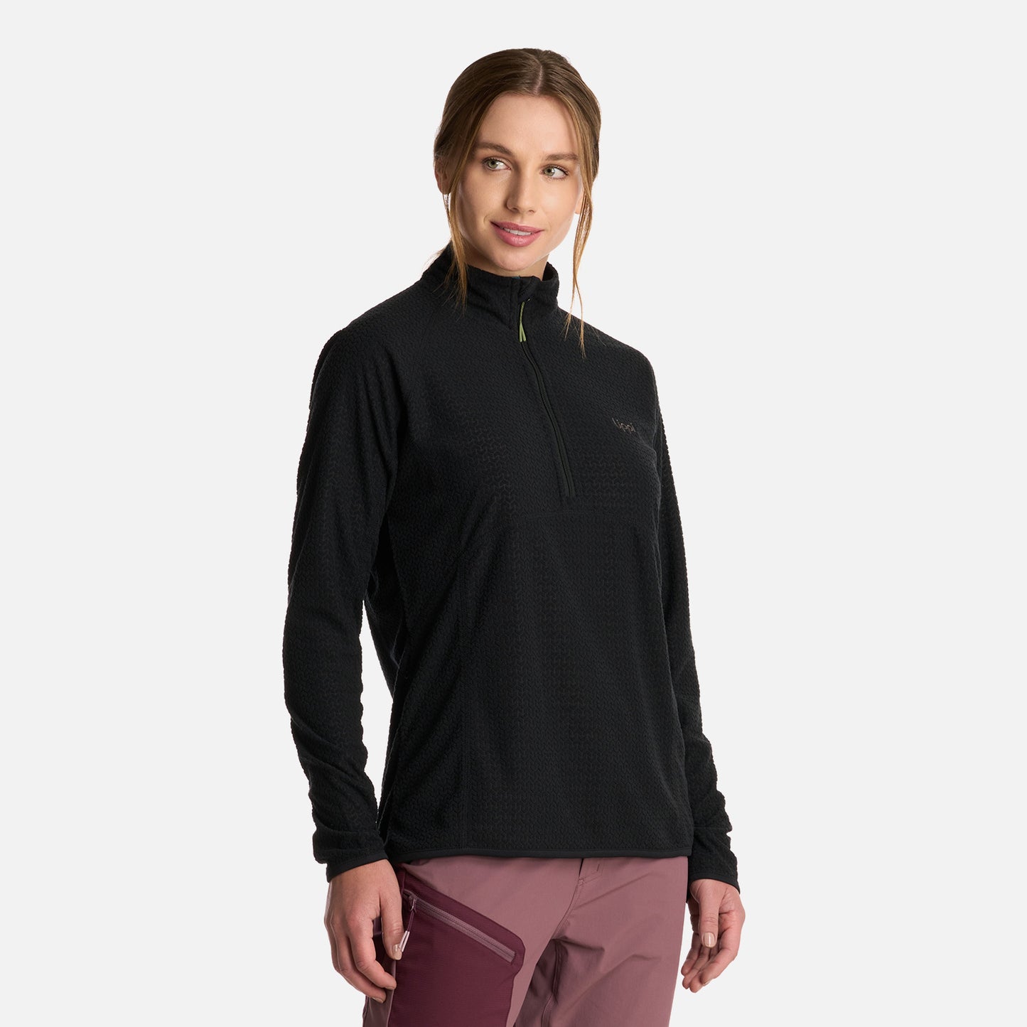 Polerón Mujer Jacaranda Nano-F 14 Zip Negro Lippi