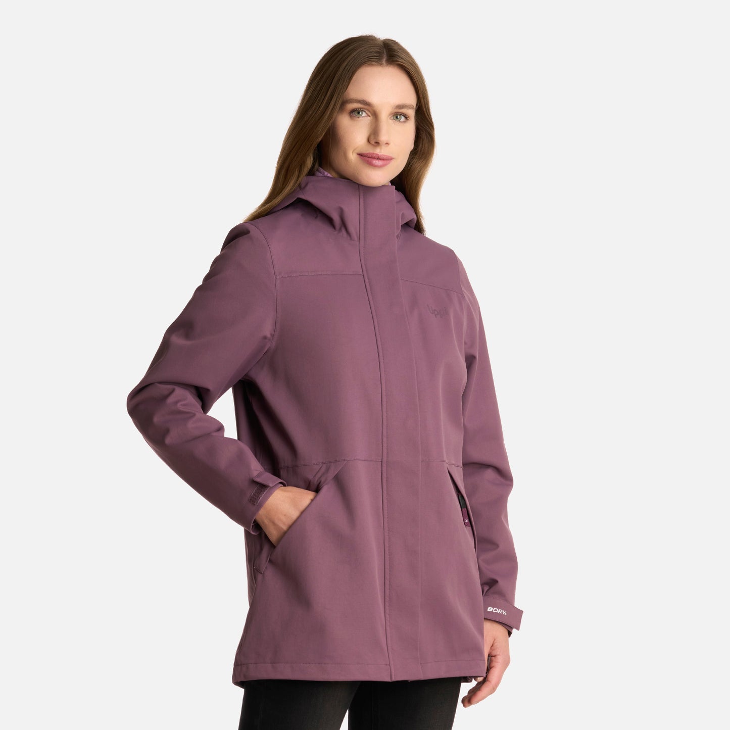 Chaqueta Mujer Lake Fusion 3 B-Dry Jacket Morado Lippi