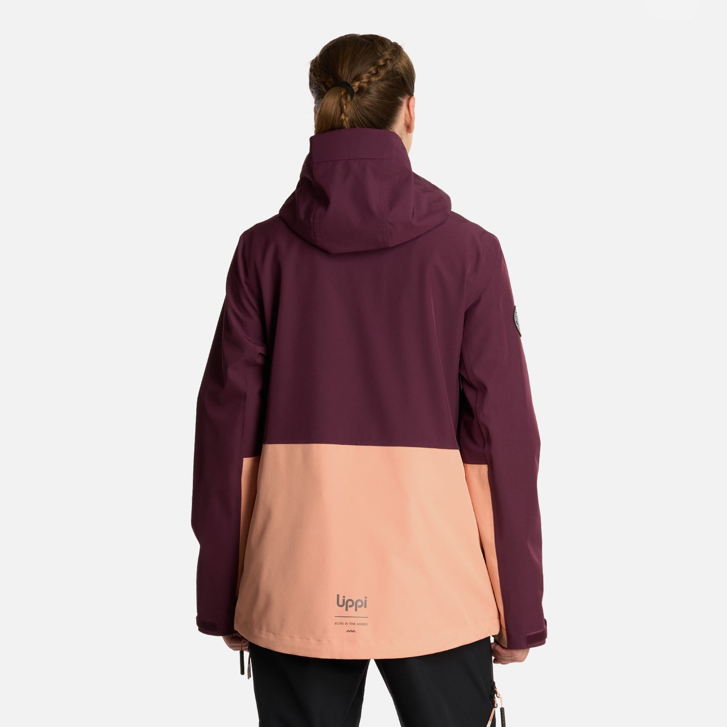 Chaqueta Mujer Sierra Nevada B-Dry Light Hoody Jacket Vino Lippi