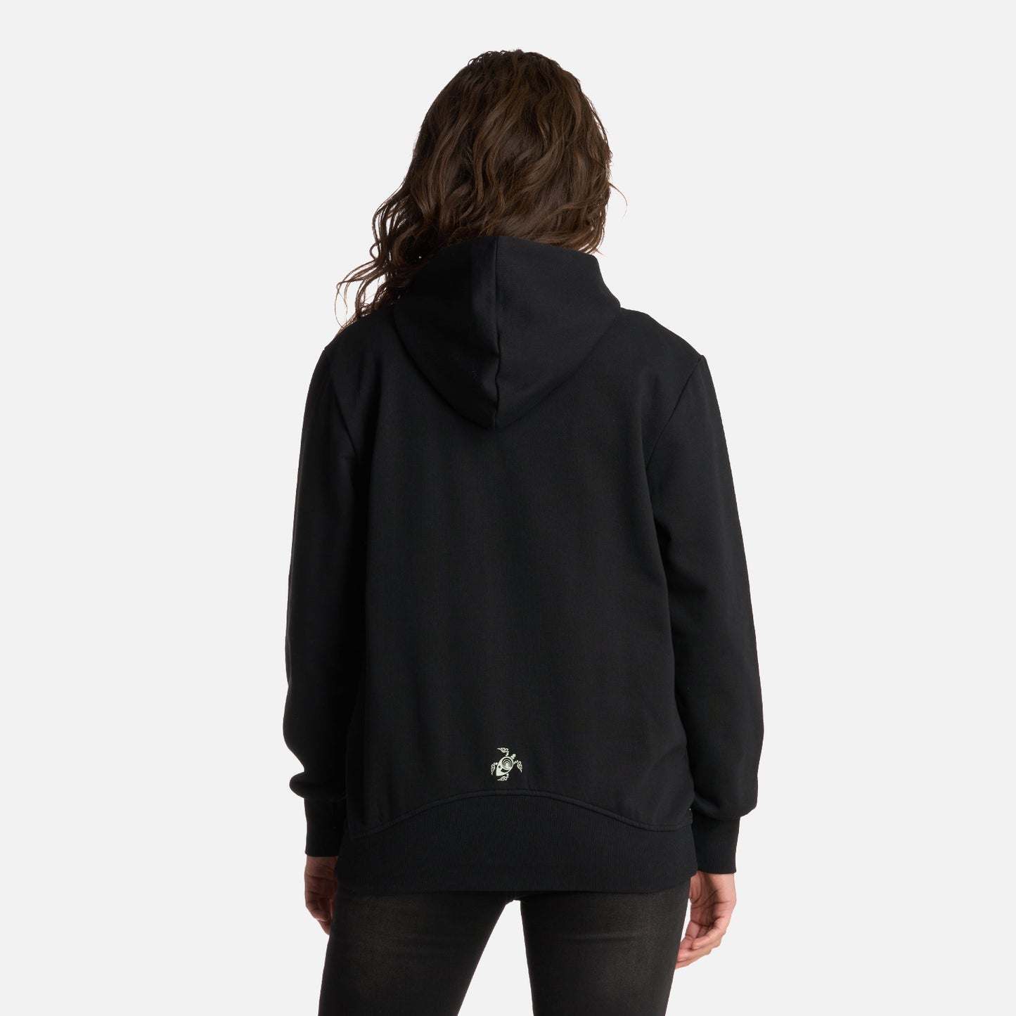 Polerón Mujer Motomami Full Zip Negro Haka Honu