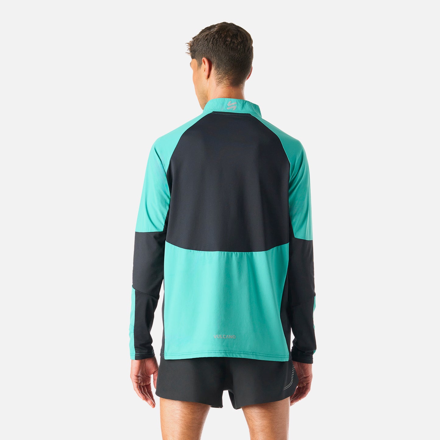 Polerón Hombre Built To Move Pro 1/4 Zip Midlayer Turquesa Vulcano