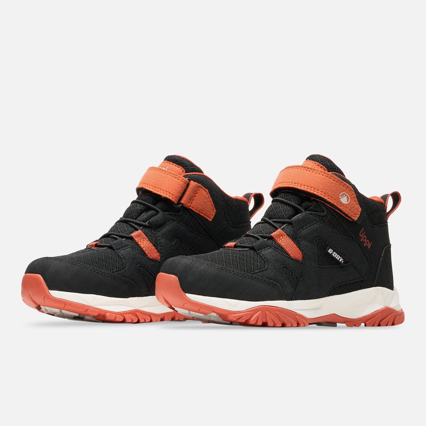 Botín Niño Tellus Mid Kids Negro / Ladrillo Lippi