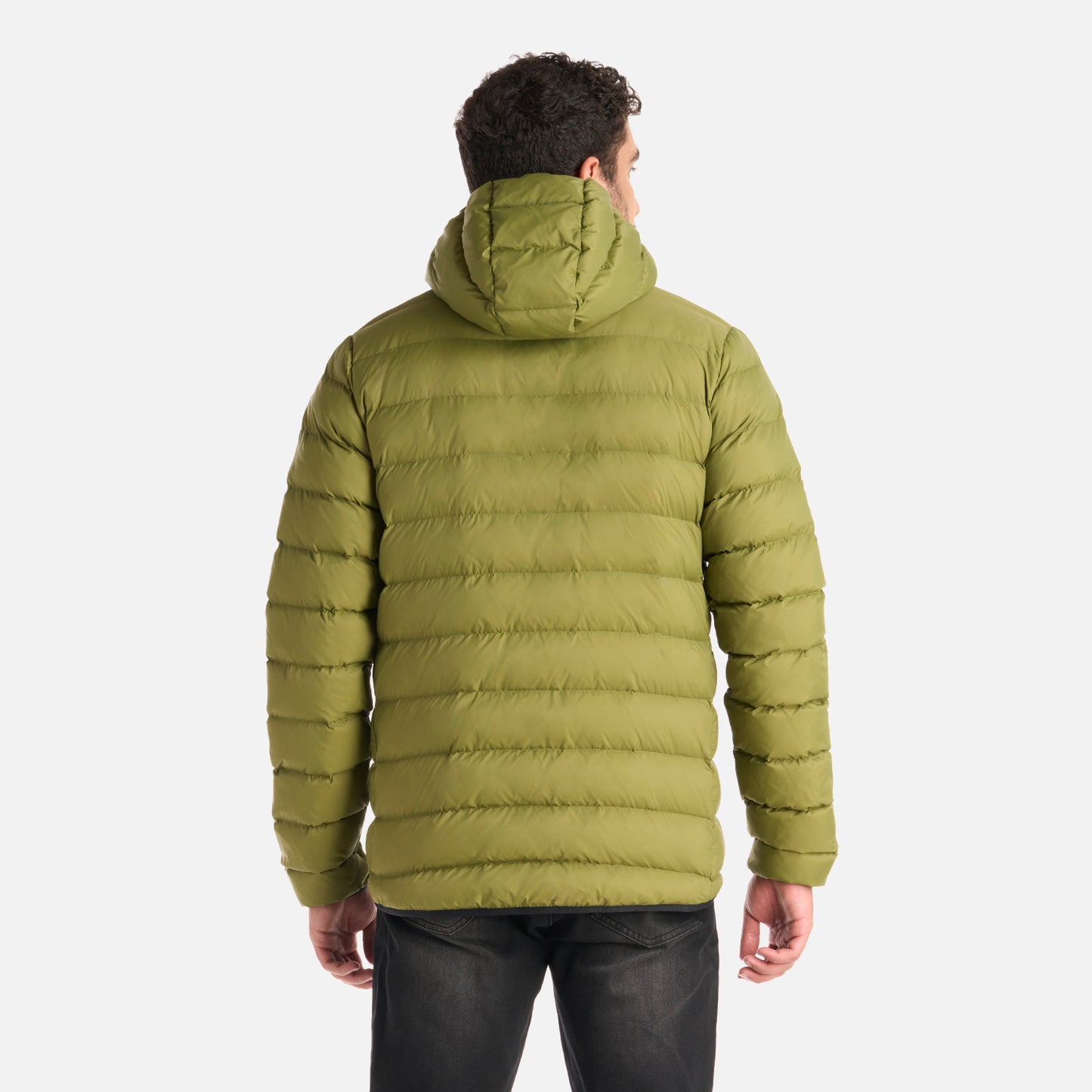 Chaqueta Hombre Vertex Down Hoody Jacket Verde Militar Lippi