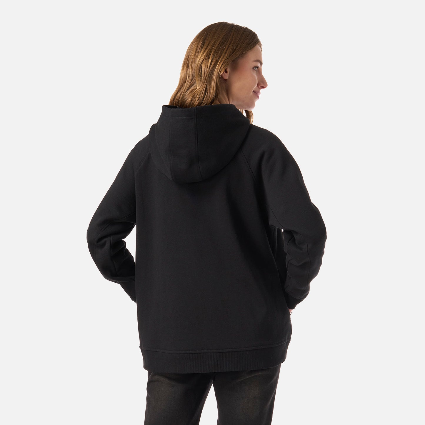 Polerón Mujer Insigne Hoody Sweatshirt Front Print Negro Lippi