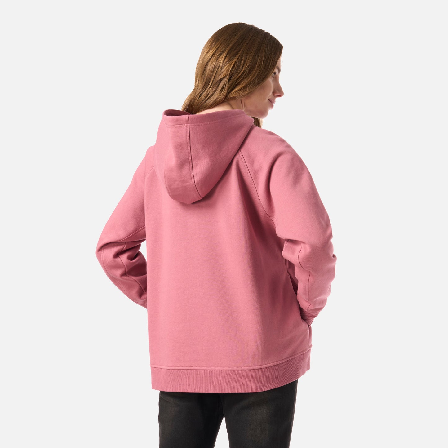 Polerón Mujer Insigne Hoody Sweatshirt Front Print Rosa Oscuro Lippi