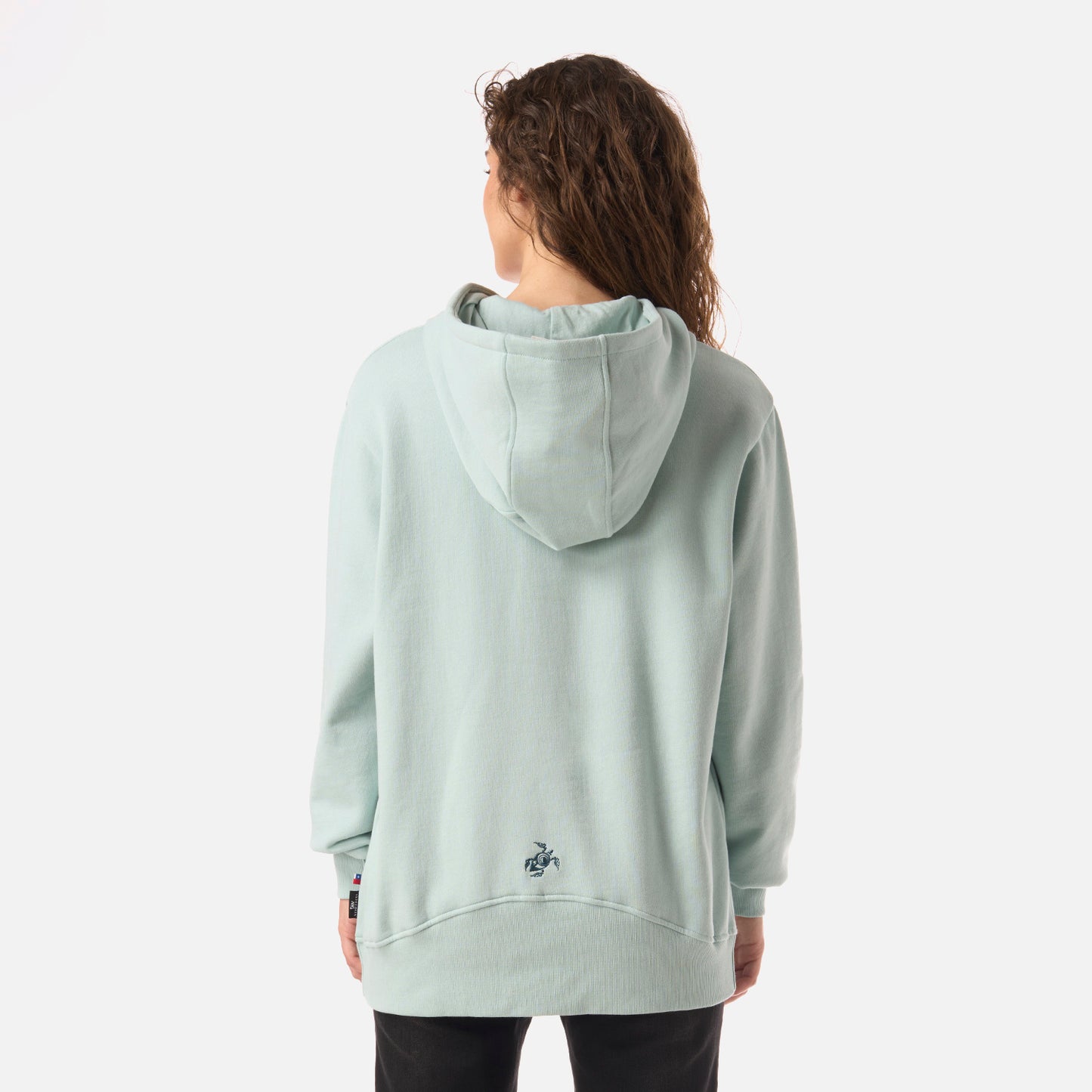 Polerón Mujer Motomami Hoody Gris Claro Haka Honu