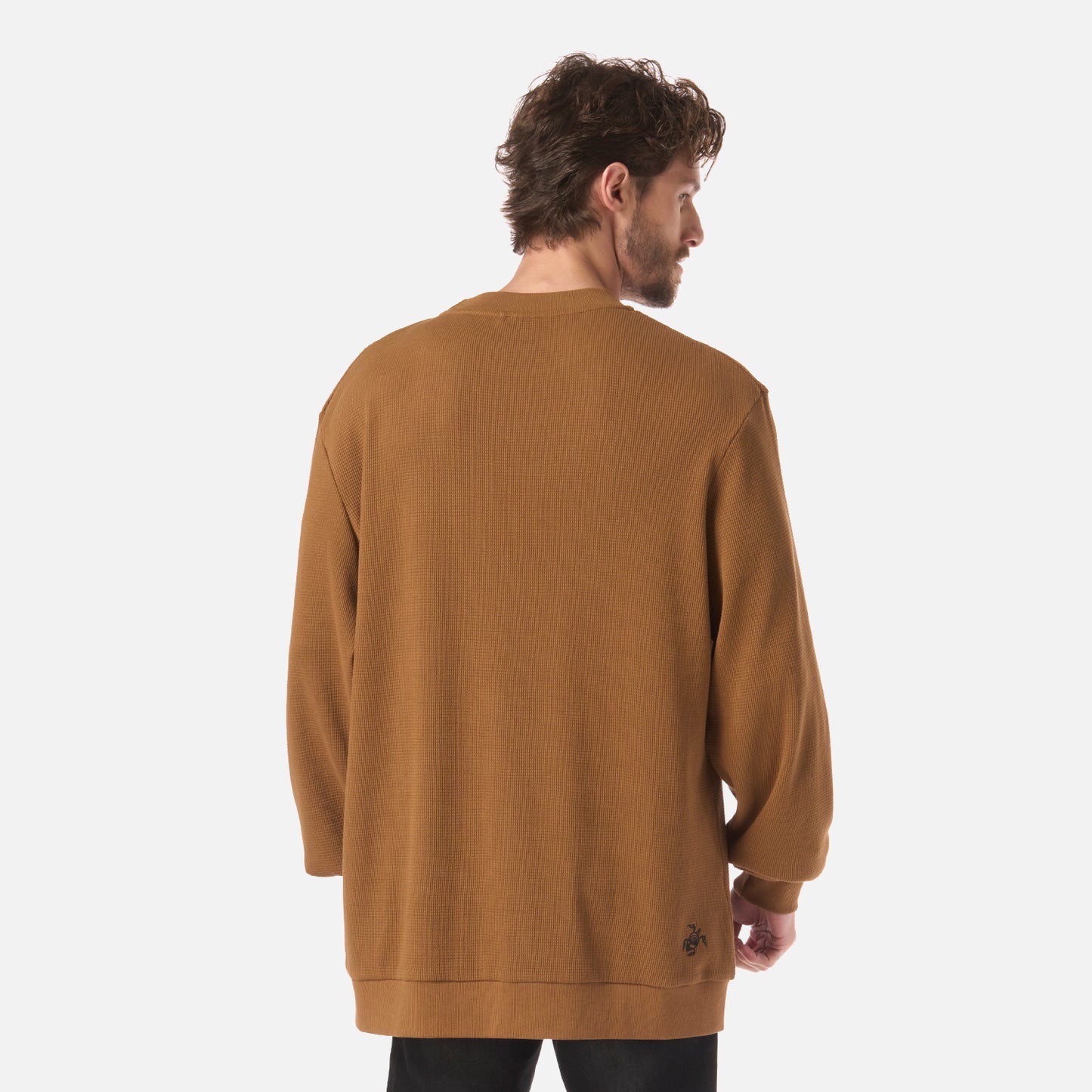 Polerón Hombre Eclipse Mostaza Oscuro Haka Honu