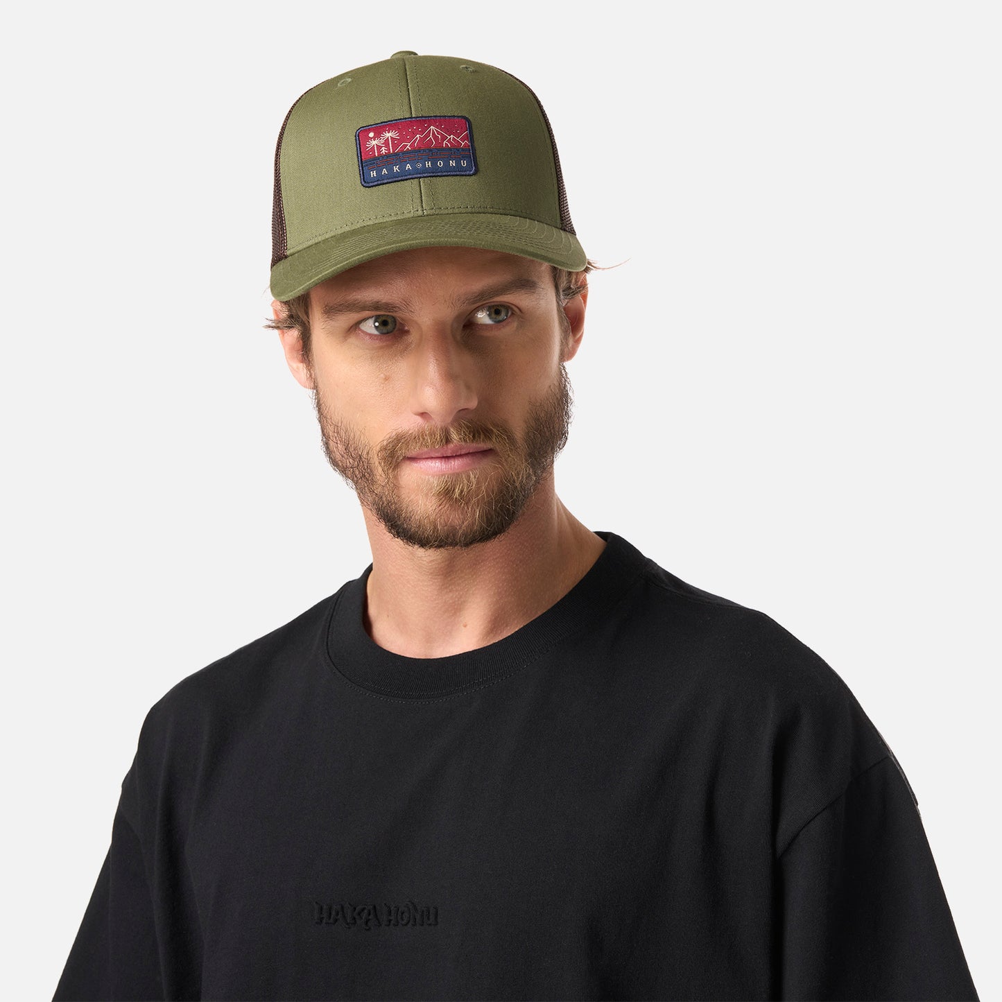 Jockey Unisex Alma Verde Militar / Cafe Haka Honu