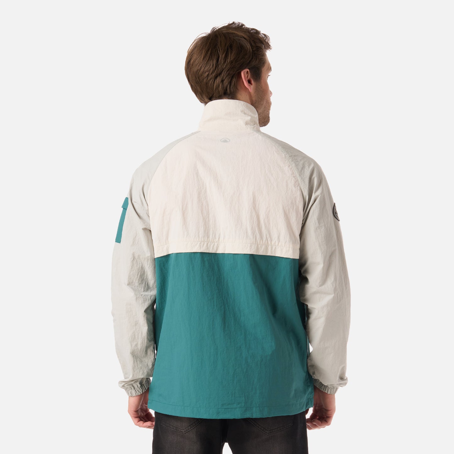 Chaqueta Hombre WindCity WindBreaker 1/4 Zip Jacket Gris Claro Lippi