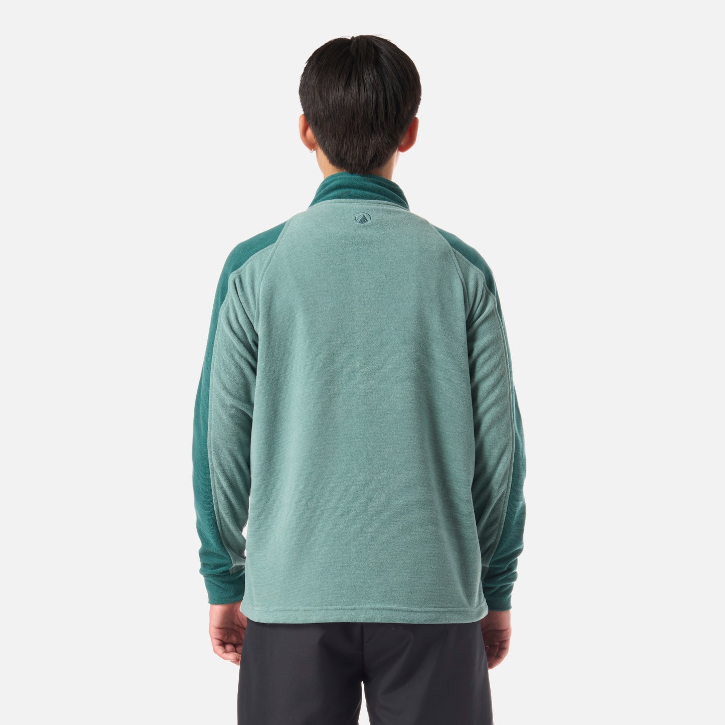 Polar Teen Boy Fireplace 1/4 Zip Sweatshirt Turquesa Lippi