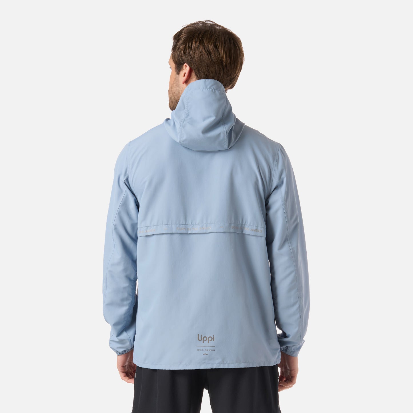 Chaqueta Hombre Nightfall WindBreaker Hoody Jacket Azul Piedra Lippi