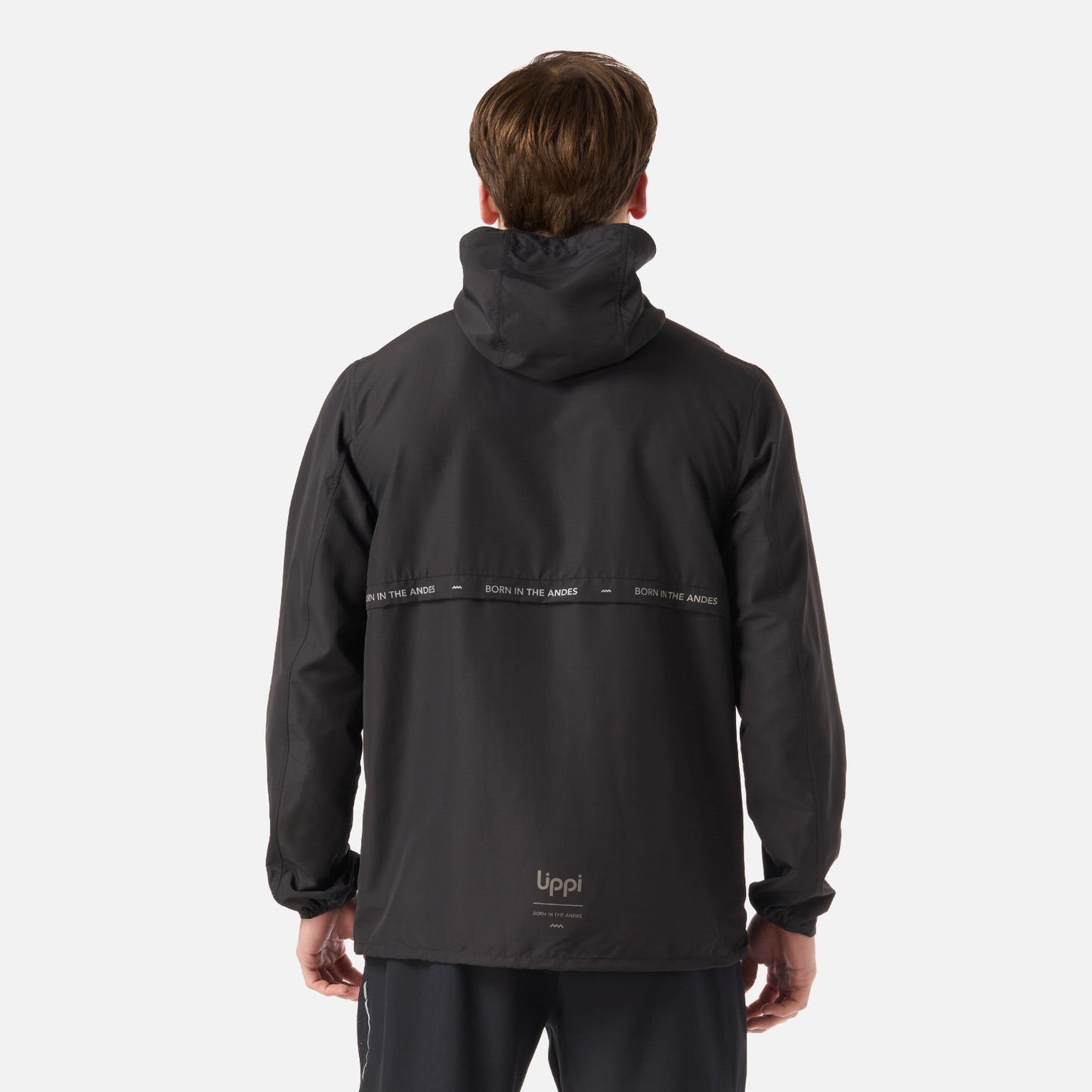 Chaqueta Hombre Nightfall WindBreaker Hoody Jacket Negro Lippi