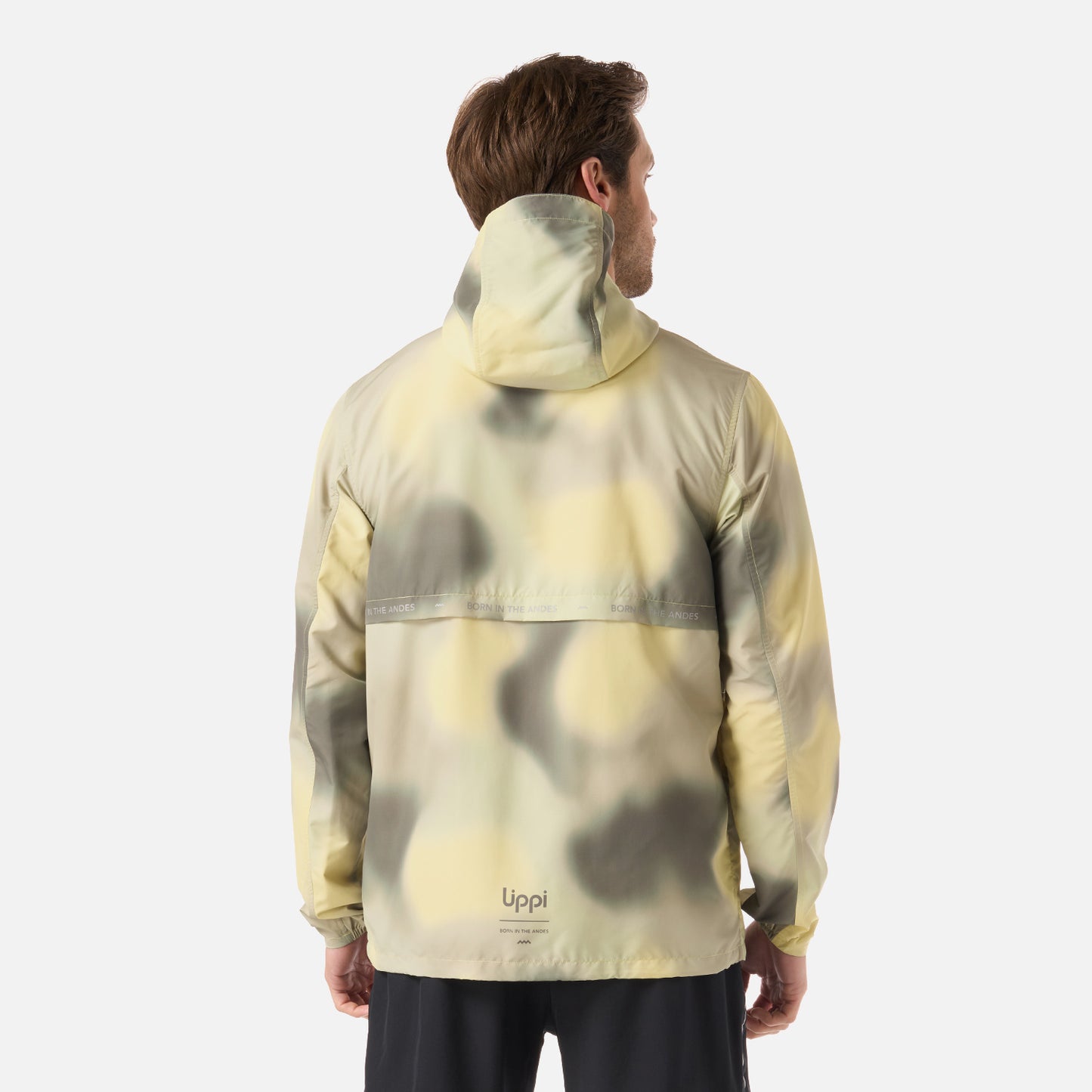 Chaqueta Hombre Nightfall WindBreaker Hoody Jacket Print Verde Lippi