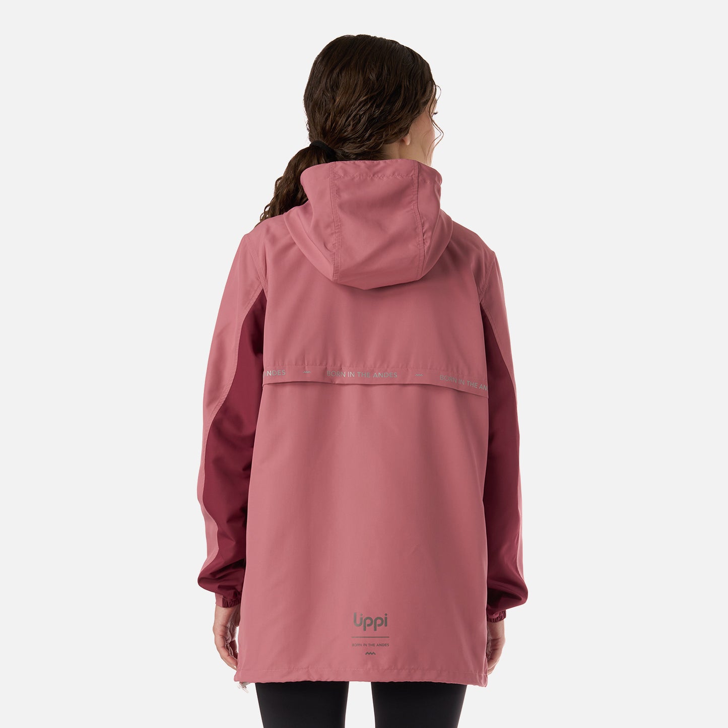 Chaqueta Teen Girl Nightfall Windbreaker Hoody Jacket Rosa Oscuro Lippi