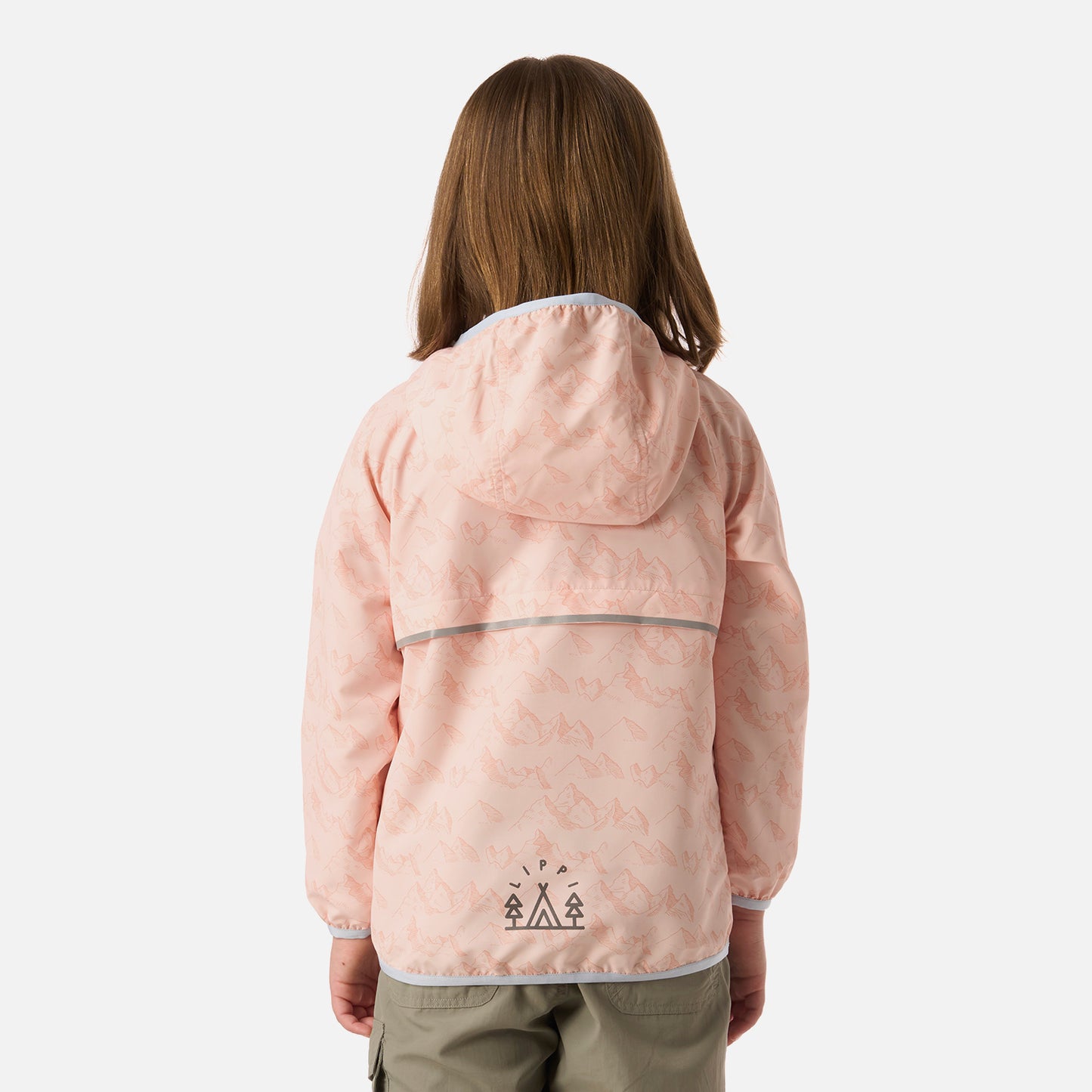 Chaqueta Niña Nightfall Windbreaker Hoody Jacket Print Damasco Lippi