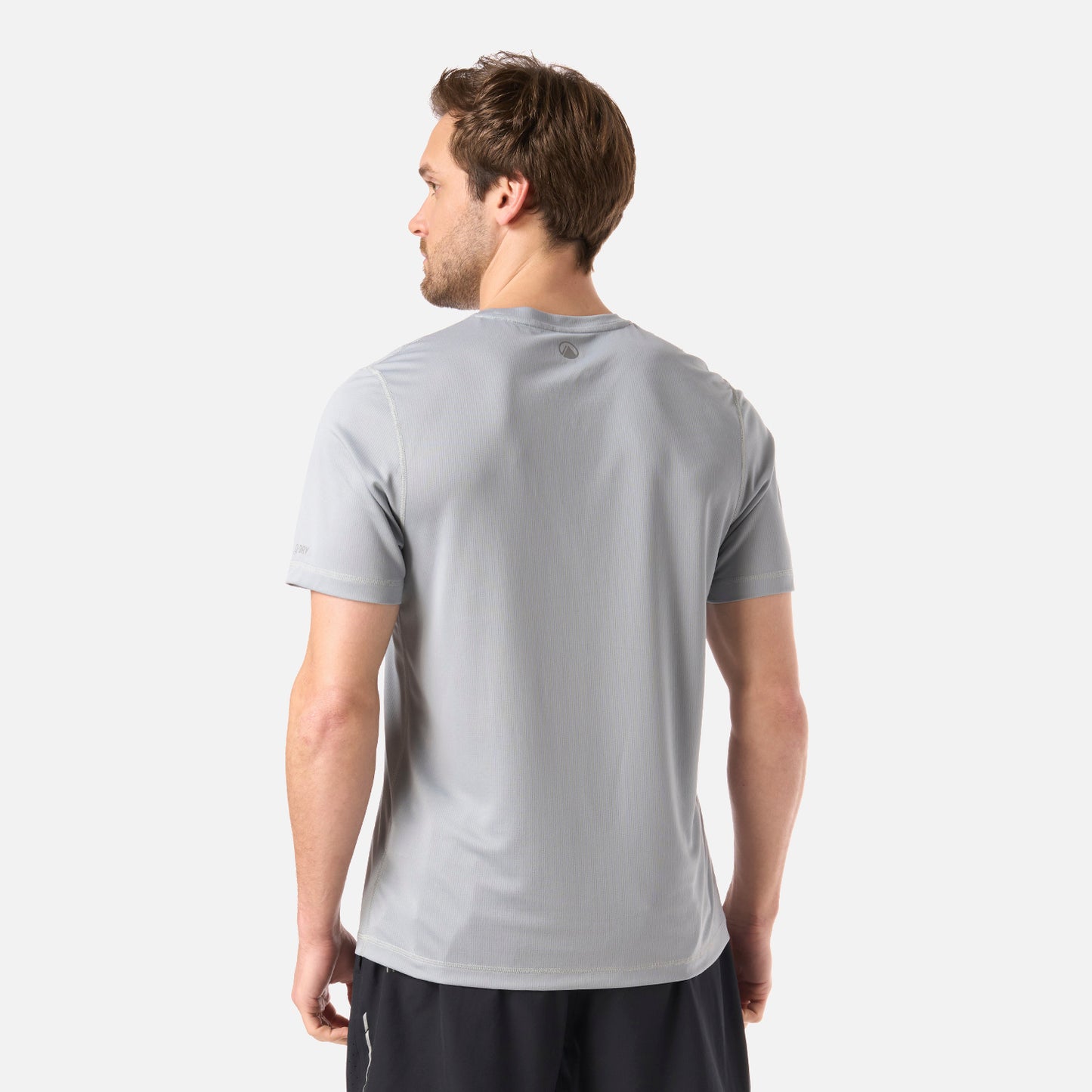 Polera Hombre Core Q-Dry T-Shirt Gris Lippi