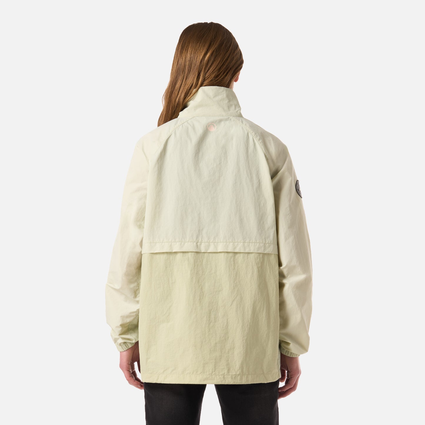 Chaqueta Mujer WindCity WindBreaker 1/4 Zip Jacket Verde Claro Lippi