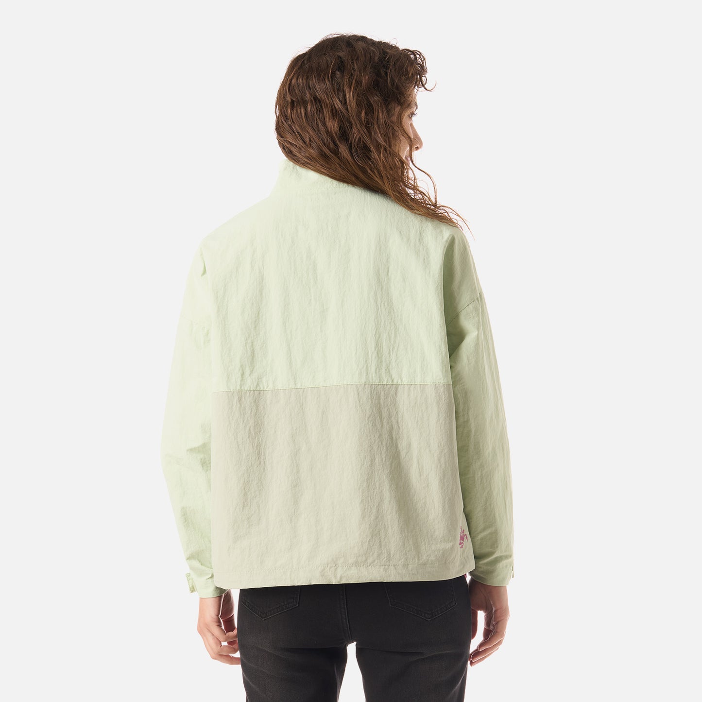 Chaqueta Mujer Hija Del Viento 14 Zip Menta Haka Honu