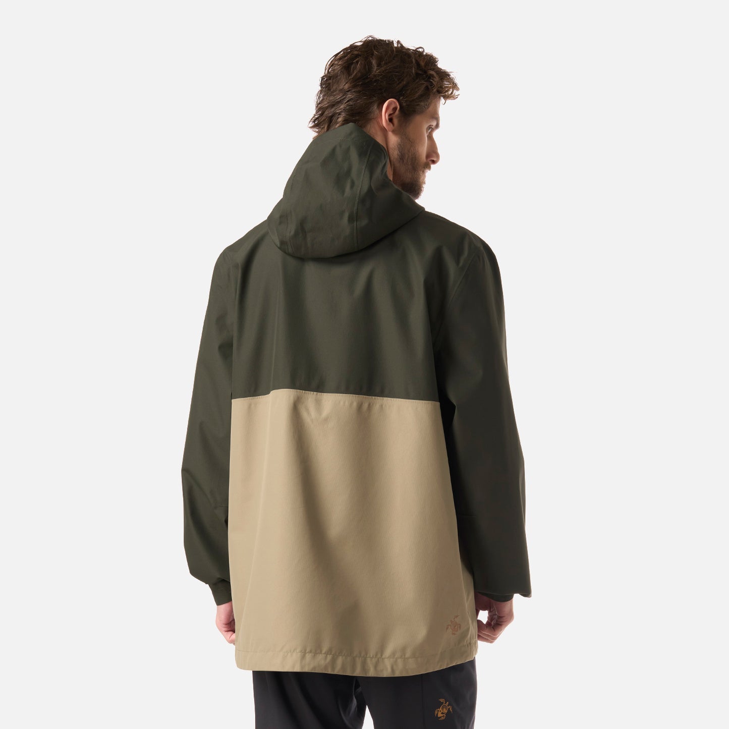 Chaqueta Hombre Viento Norte 14 Zip Verde Militar Haka Honu