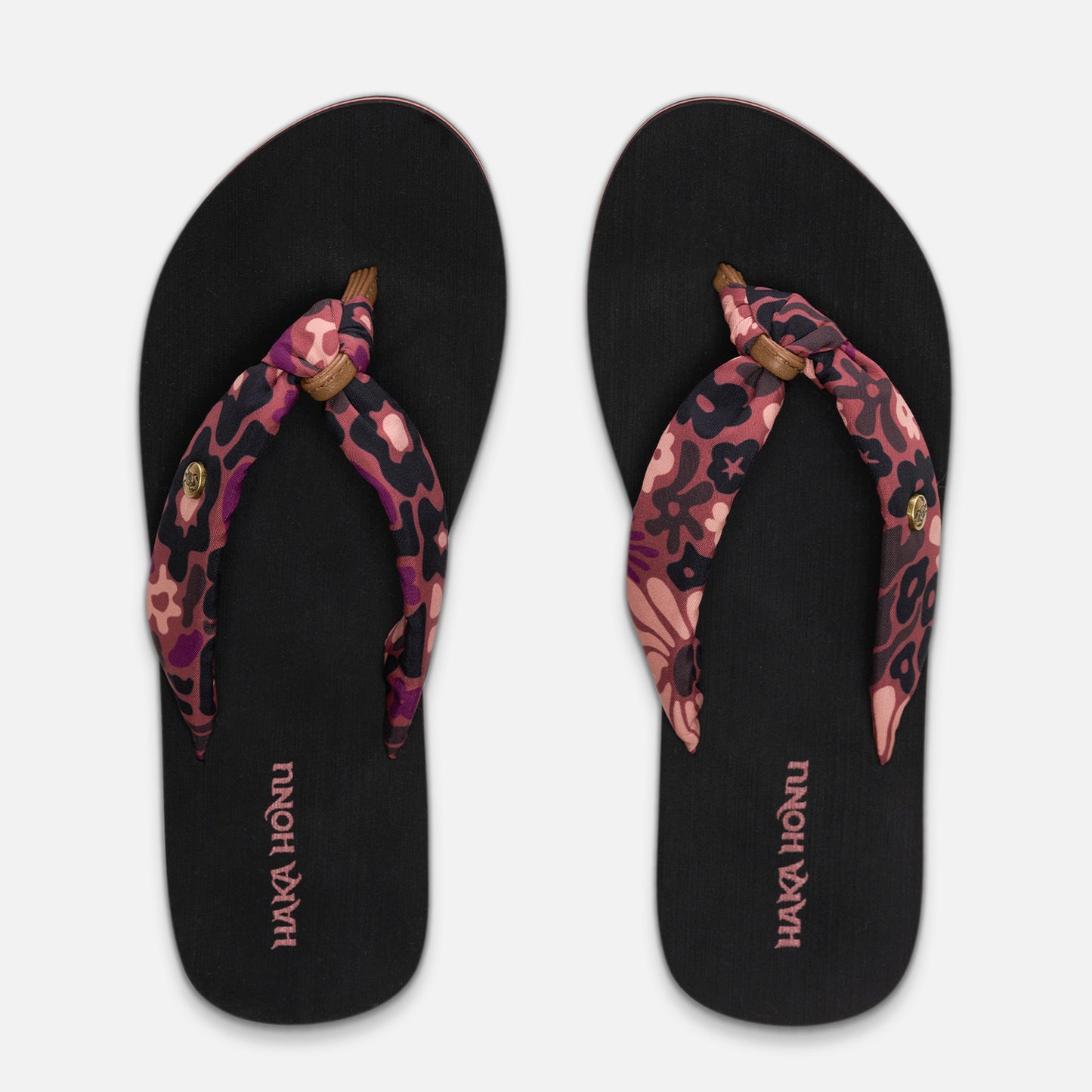 Sandalia Mujer Shancleta Negro Haka Honu