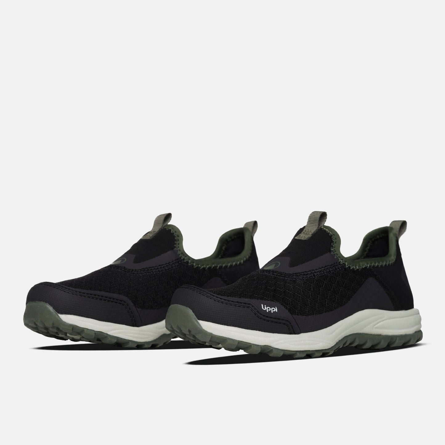 Zapatilla Niño Panal Kids Negro / Verde Lippi