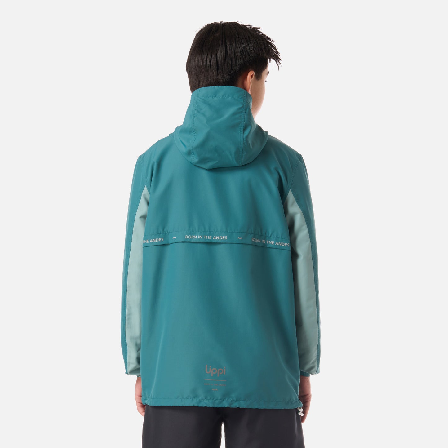 Chaqueta Teen Boy Nightfall Windbreaker Hoody Jacket Petroleo Oscuro Lippi