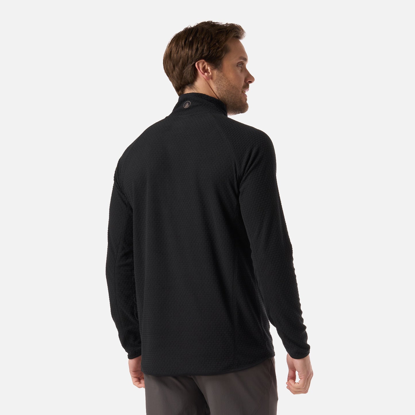 Polerón Hombre Jacaranda Nano-F 1/4 Zip Negro Lippi