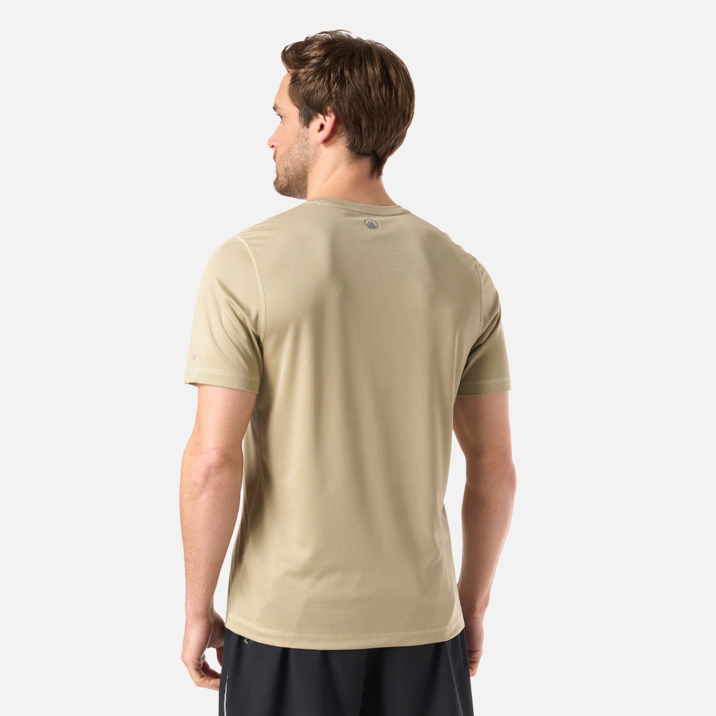 Polera Hombre Core Q-Dry T-Shirt Verde Oliva Lippi
