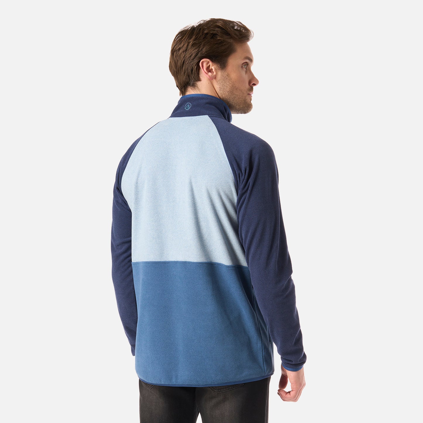 Polar Hombre Fireplace 1/4 Zip Sweatshirt Azul Oscuro Lippi