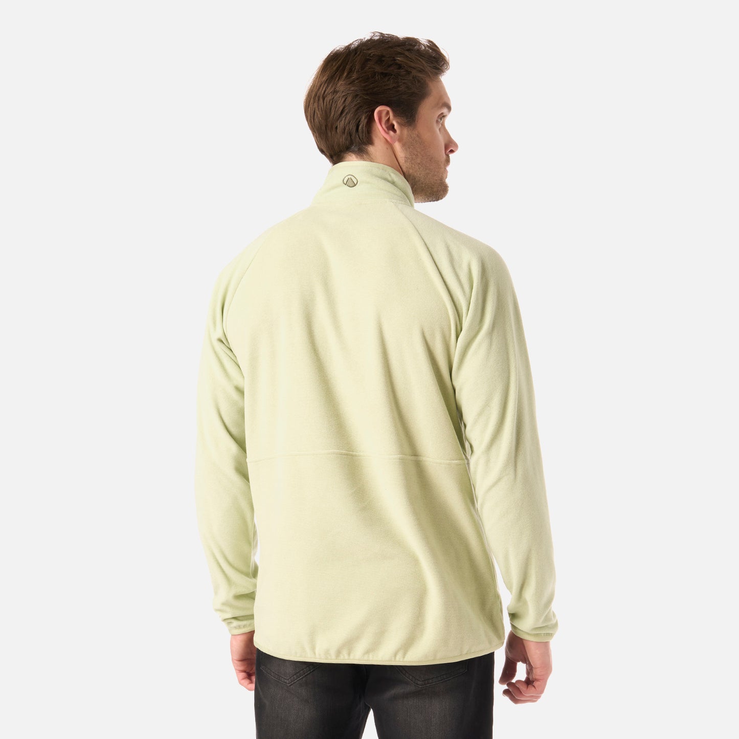 Polar Hombre Fireplace 1/4 Zip Sweatshirt Verde Claro Lippi
