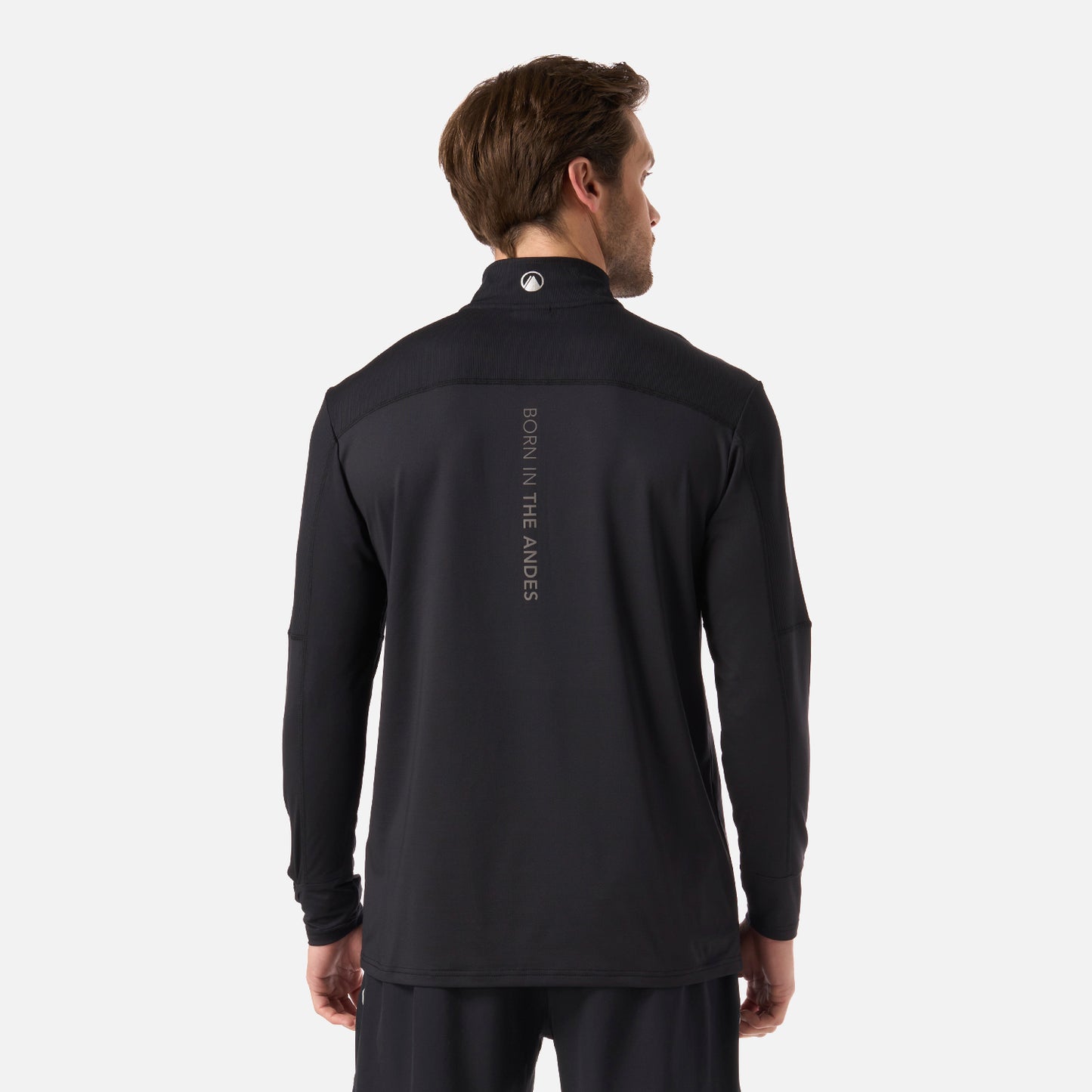 Polerón Hombre Puerto Trucco 1/4 Zip Negro Lippi