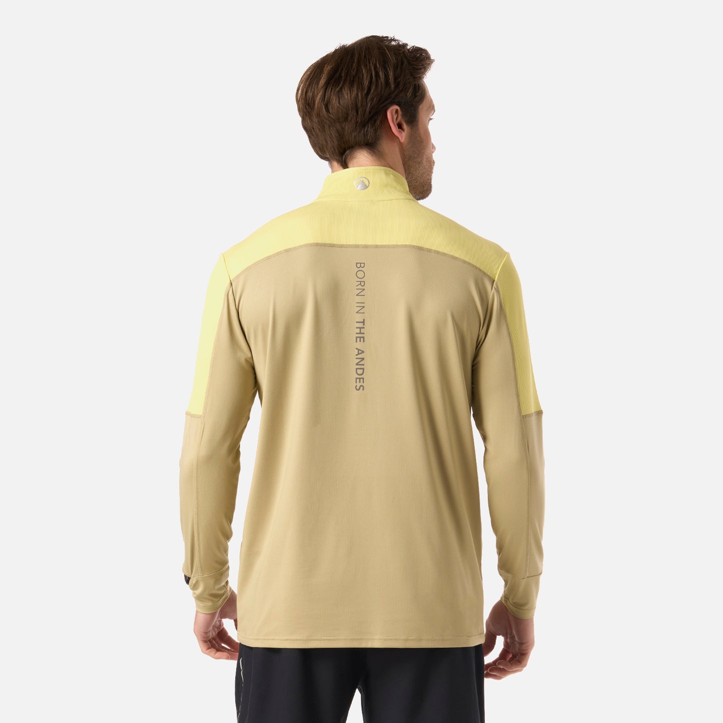 Polerón Hombre Puerto Trucco 1/4 Zip Verde Oliva Lippi