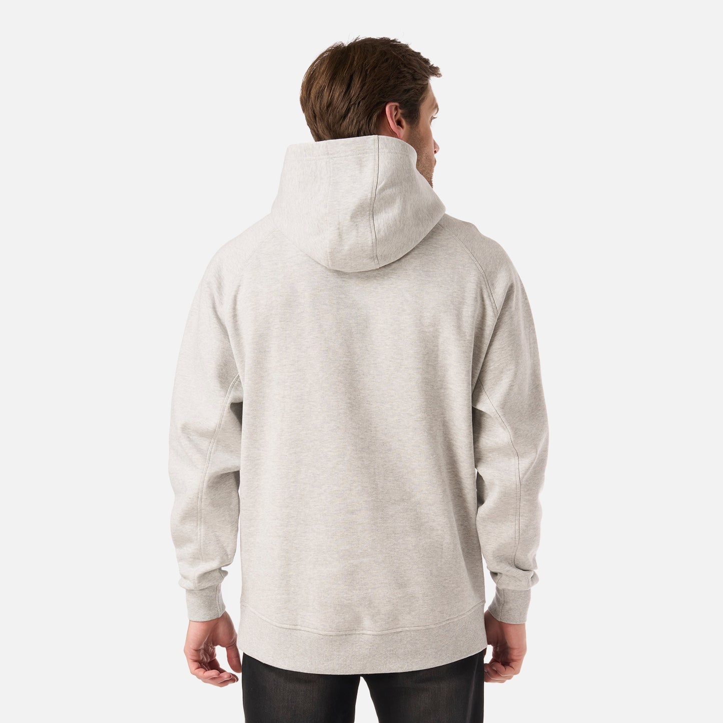 Polerón Hombre Insigne Hoody Sweatshirt Front Print Gris Melange Lippi