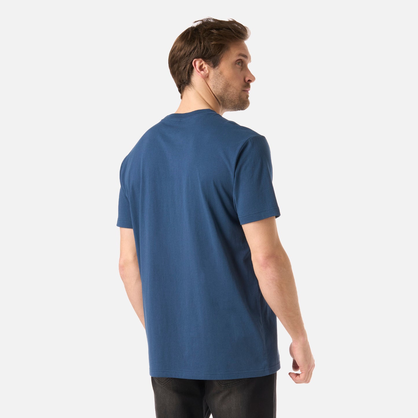 Polera Hombre Logo Lippi Front Print T-Shirt Azul Oscuro Lippi