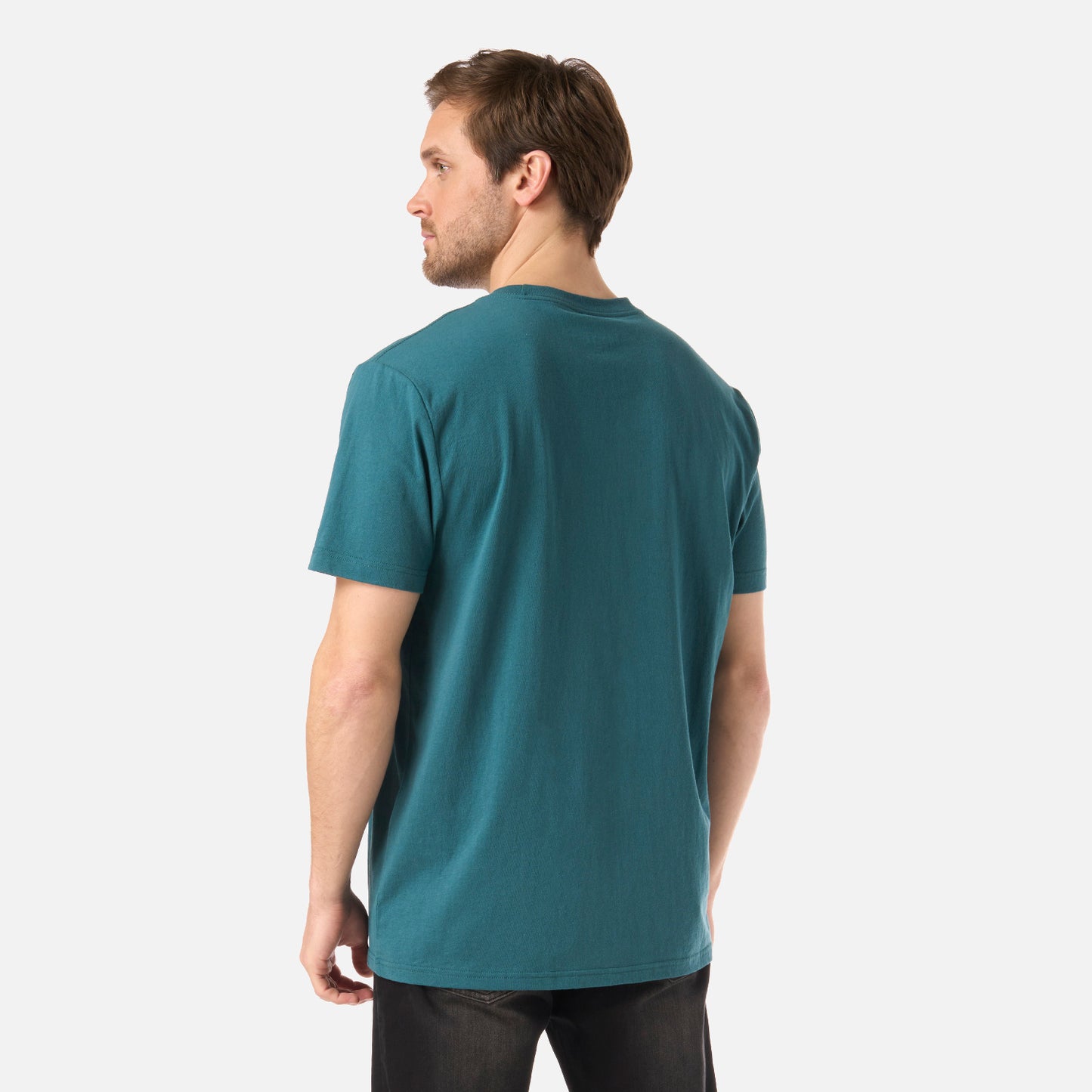 Polera Hombre Logo Lippi Front Print T-Shirt Petroleo Oscuro Lippi