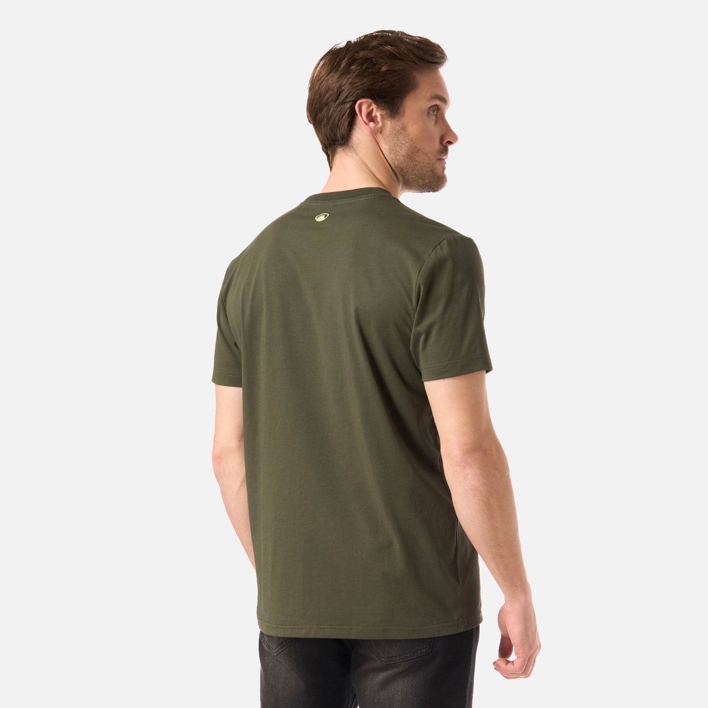 Polera Hombre Ulmo Mid Point Sorona T-Shirt Verde Musgo Lippi