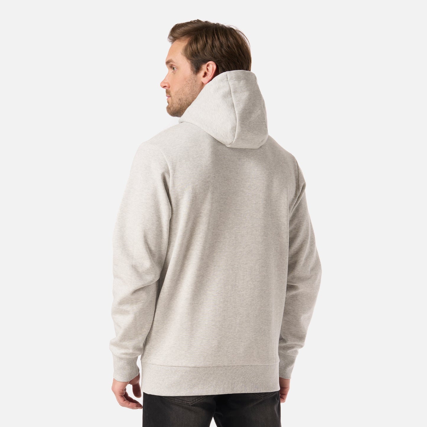 Polerón Hombre Ulmo Full Zip Hoody Sweatshirt Gris Melange Lippi