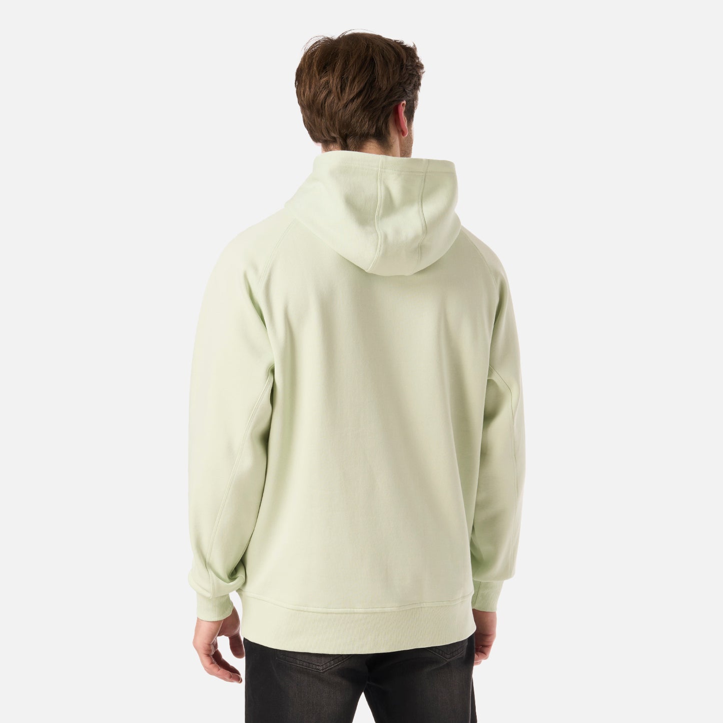Polerón Hombre Ulmo Hoody Sweatshirt Gris Claro / Verde Agua Lippi