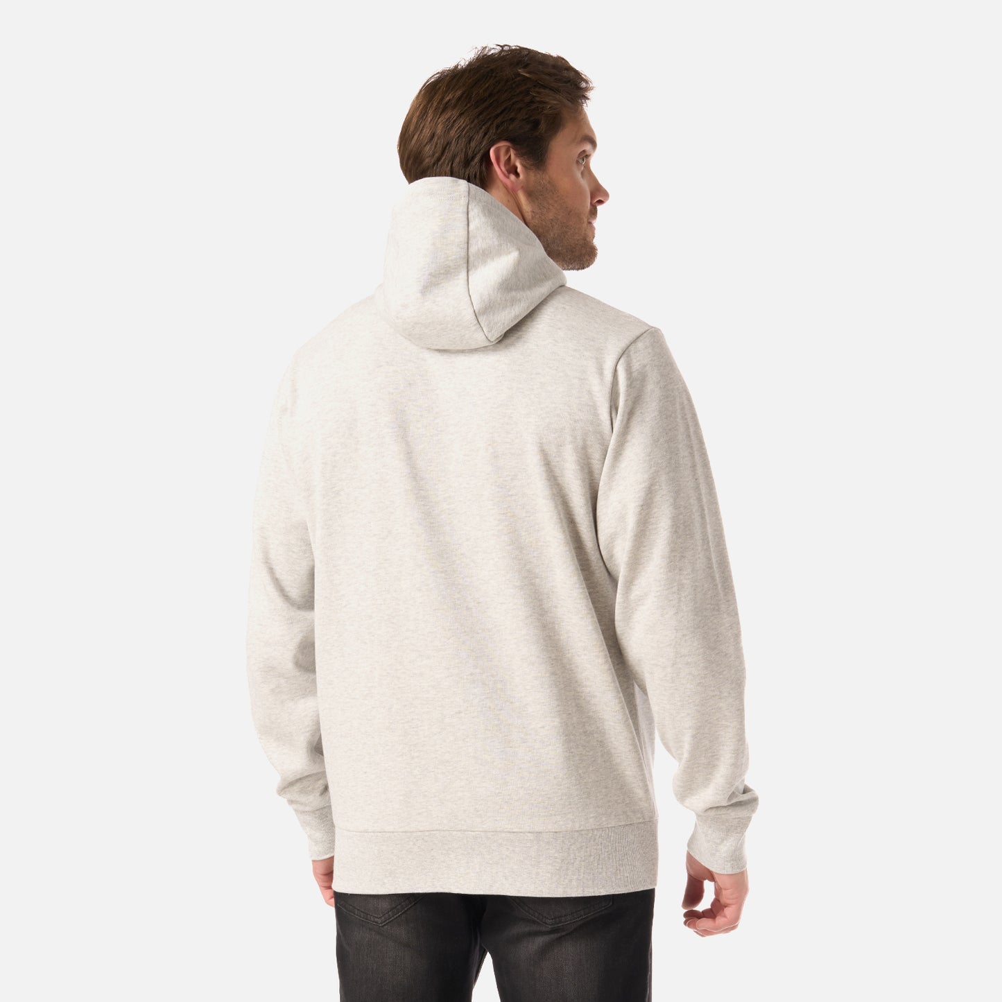 Polerón Hombre Ulmo Light Full Zip Hoody Sweatshirt Gris Melange Lippi