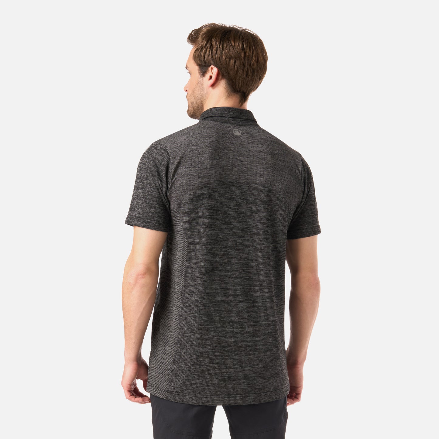 Polera Hombre B-Classic Seamless Polo Negro Lippi