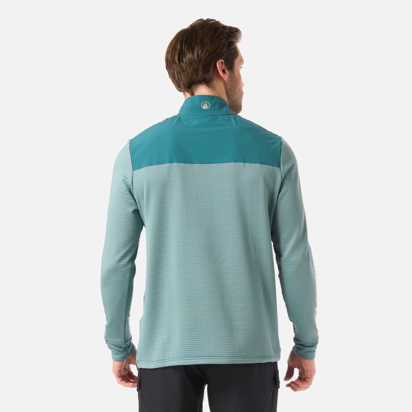Polerón Hombre Karova Nano-F 1/4 Zip Turquesa Lippi