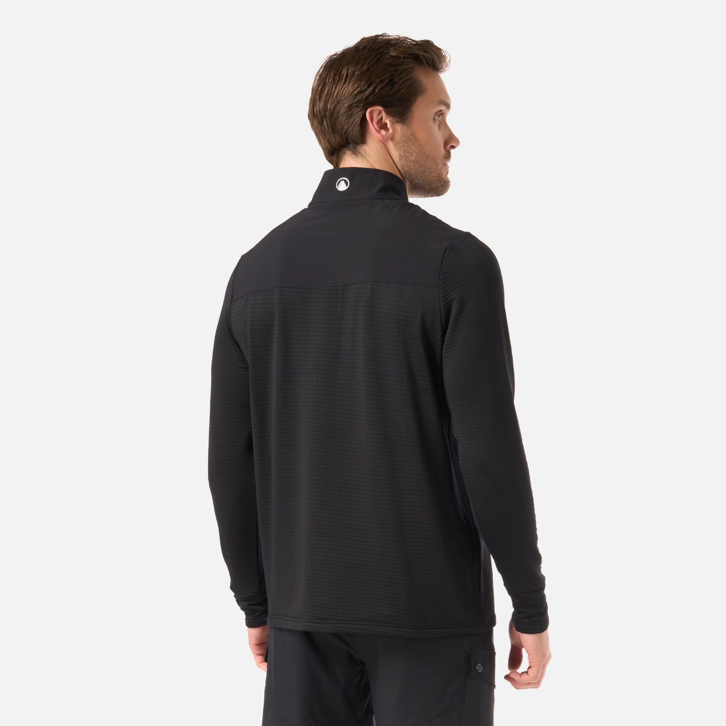 Polerón Hombre Karova Nano-F 1/4 Zip Negro Lippi