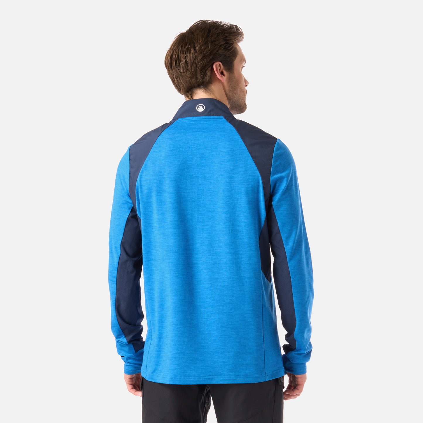 Polerón Hombre Egger 1/4 Zip Azulino Lippi