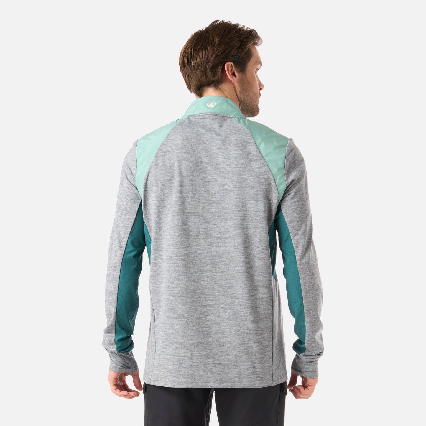 Polerón Hombre Egger 1/4 Zip Gris Lippi