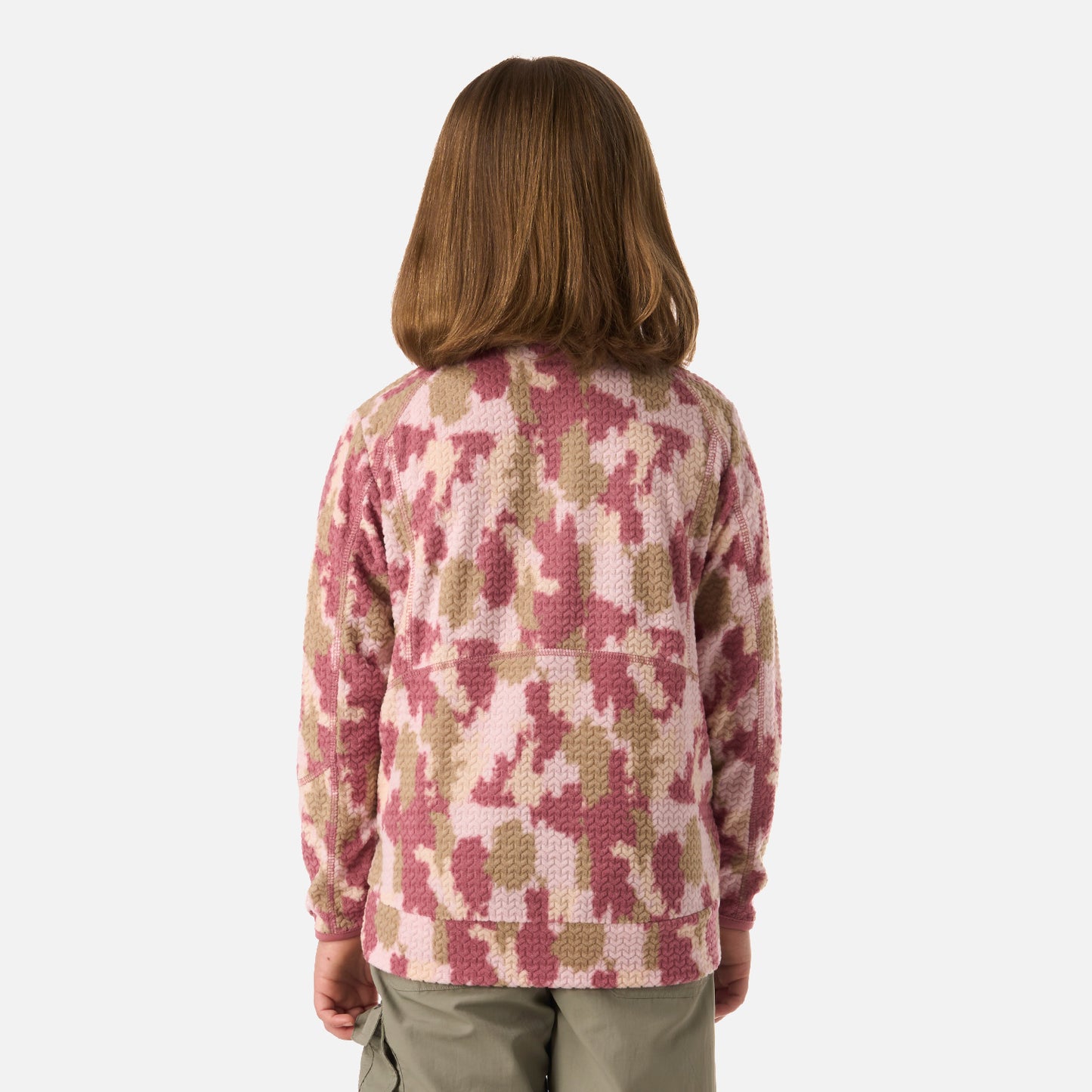 Polerón Niña Saltamontes Nano-F 1/4 Zip Print Damasco Lippi