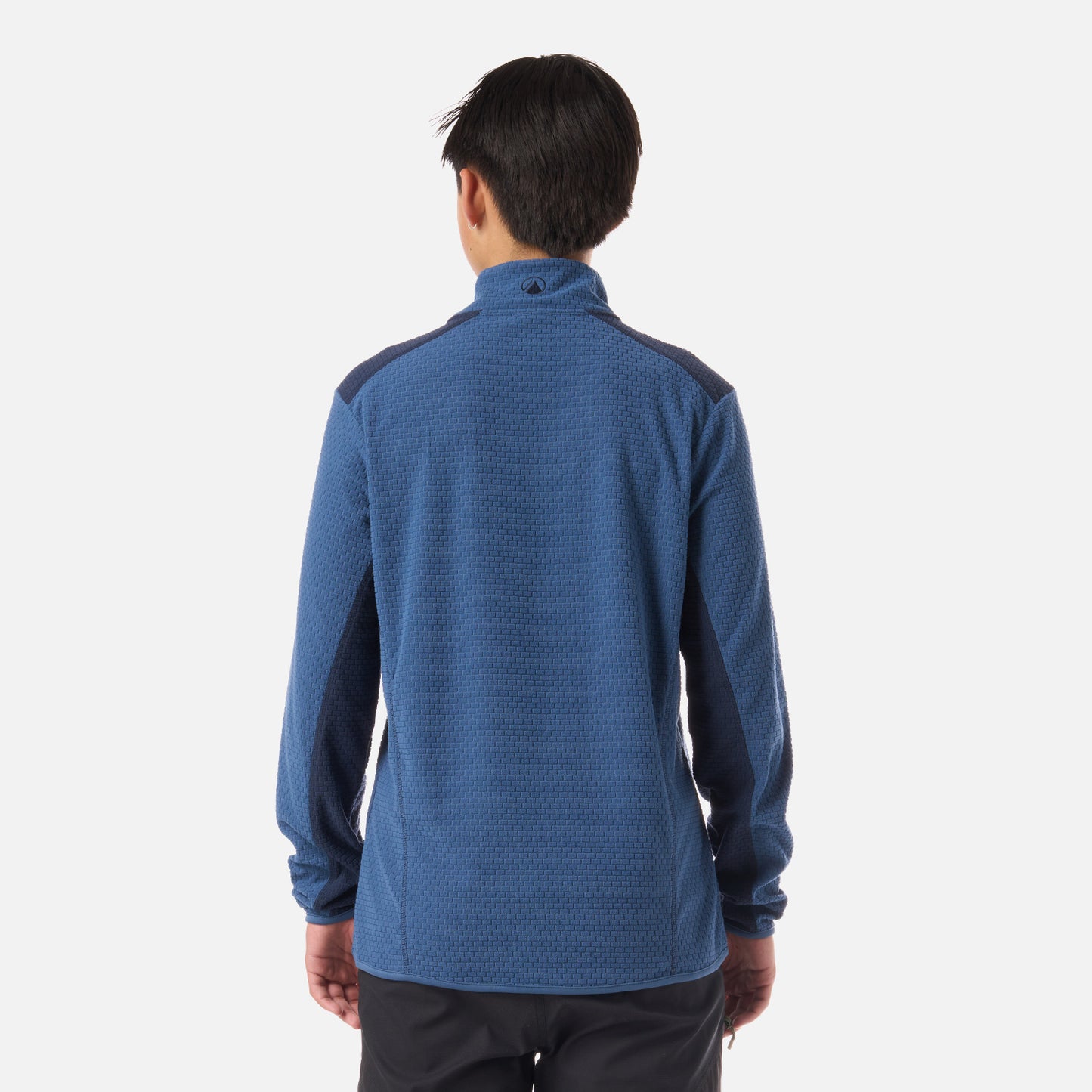 Polerón Teen Boy Mild Nano-F 1/4 Zip Azul oscuro Lippi