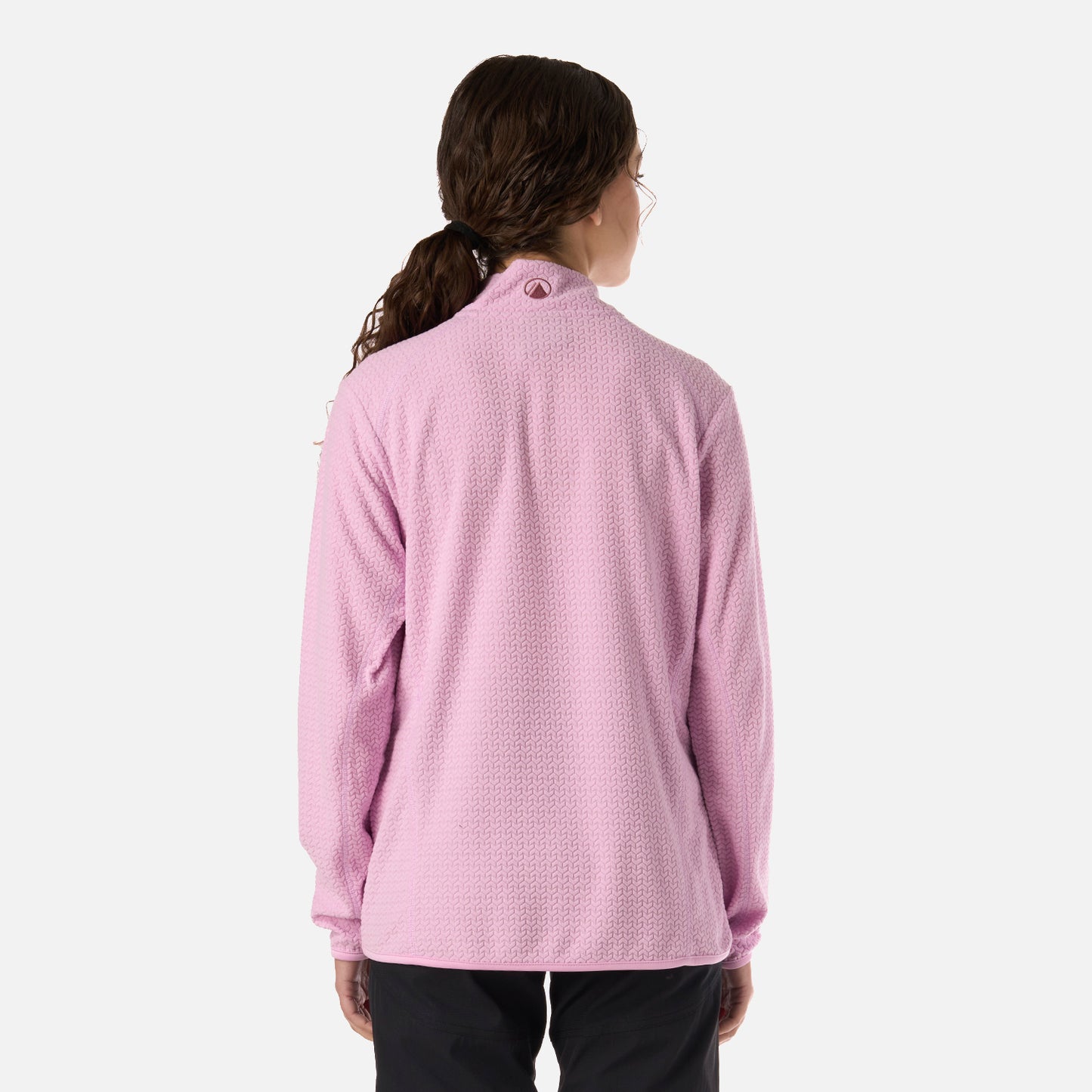 Polerón Teen Girl Mild Nano-F 1/4 Zip Rosa Lippi